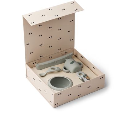 Liewood Mileah Baby Eetset | Dove Blue