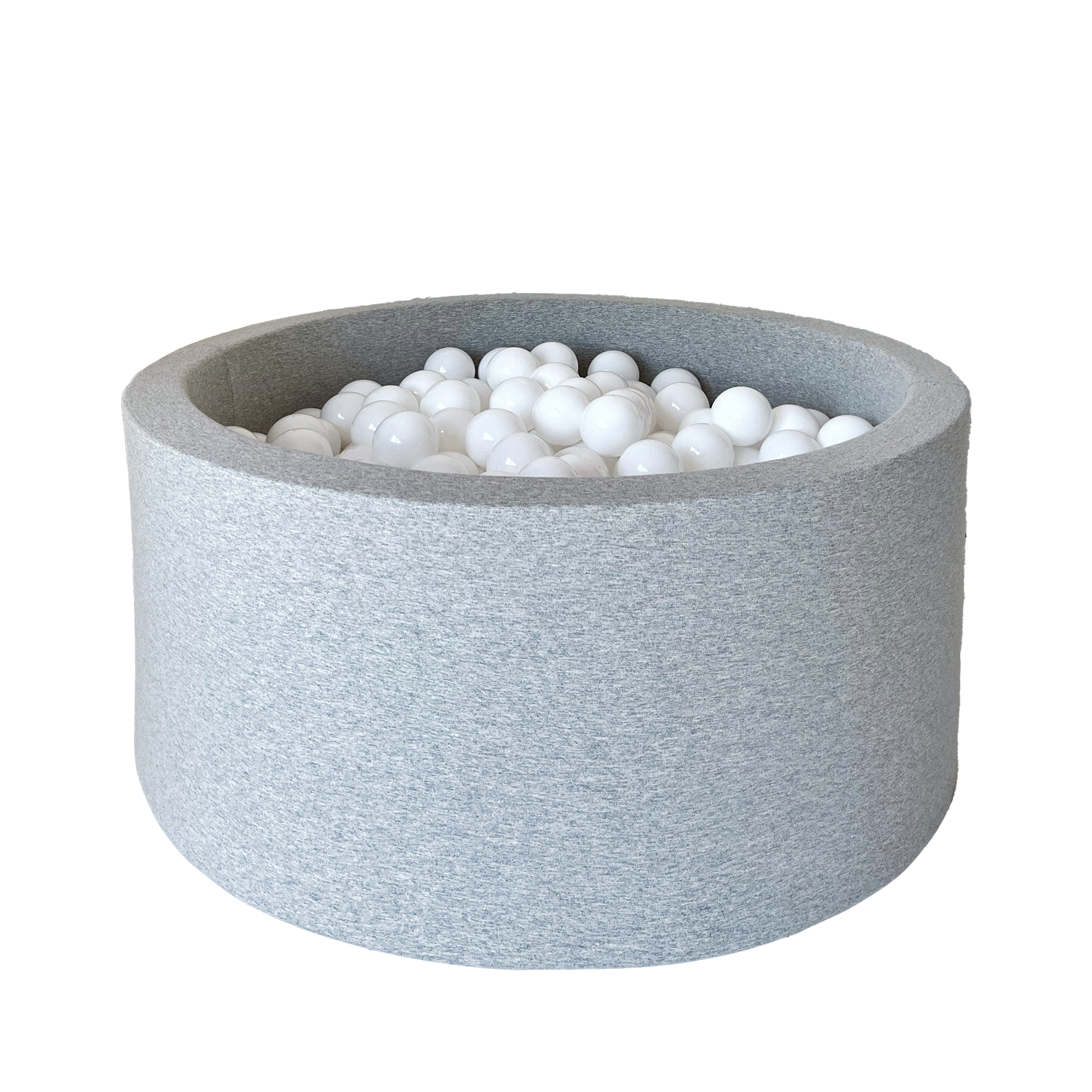 Moje Ballenbad Katoen 90x40cm | Lichtgrijs