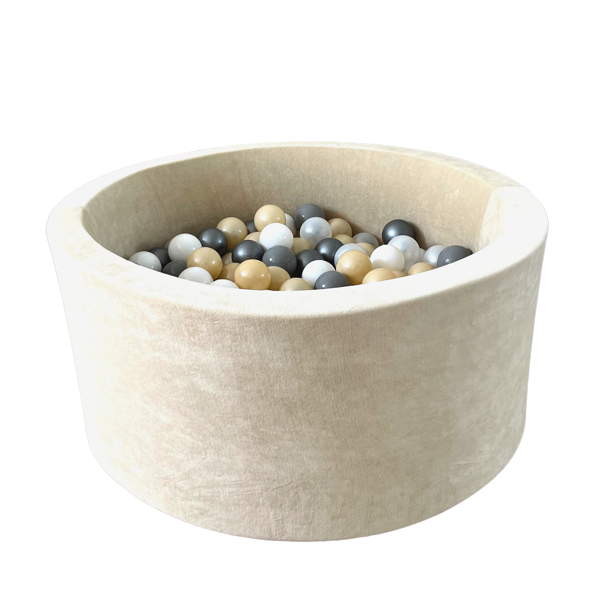 Moje Ballenbad Soft Velvet 90x40cm | Ecru