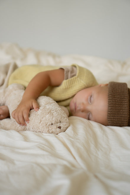 Moonie 2.0 - Knuffel Hartslag en Licht | Humming Zeehondje Seal Sand