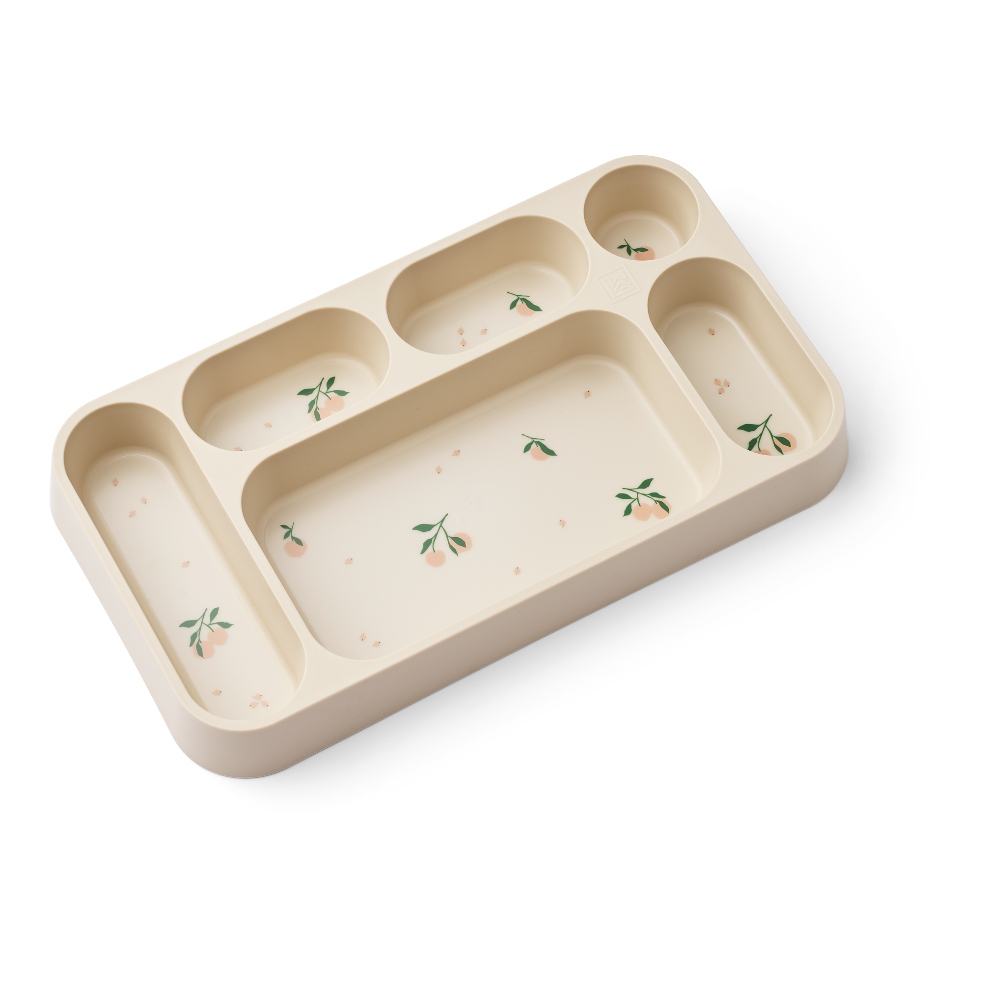 Liewood Mosu Bord Met Verdeelvakjes | Peach / Sea Shell