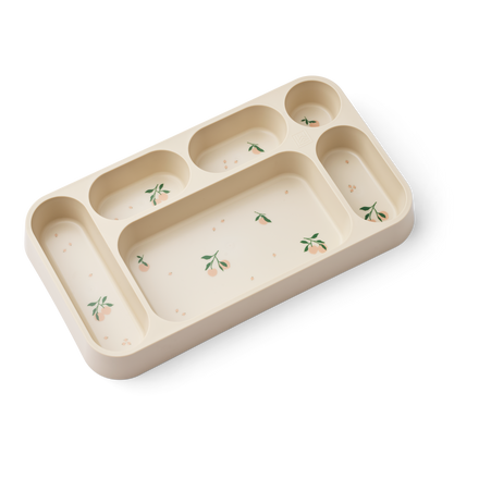 Liewood Mosu Bord Met Verdeelvakjes | Peach / Sea Shell