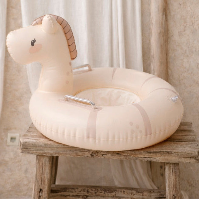 Mrs. Ertha Inflatable Swim Seat Little Pony, opblaasbare babyzwemband bij De Gele Flamingo