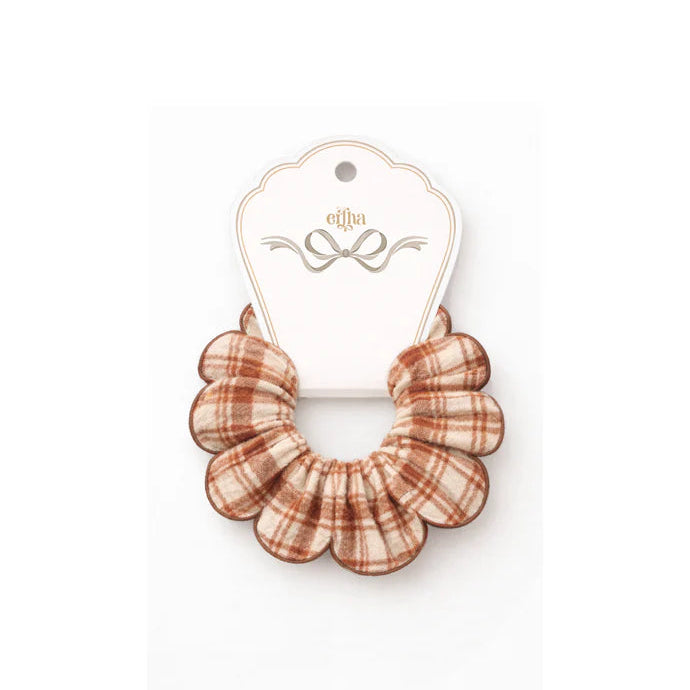 Mrs. Ertha Haar Scrunchie | Honey Plaid