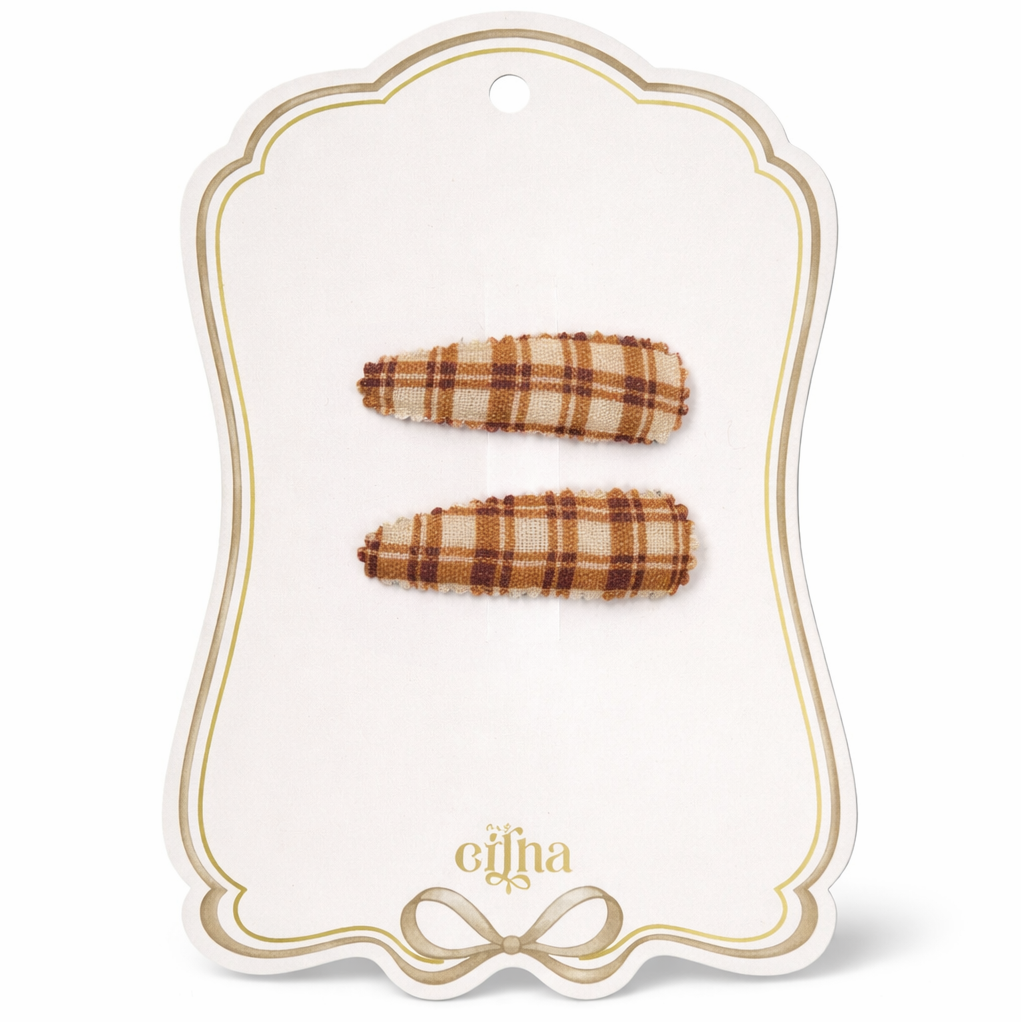 Mrs. Ertha Haarspeldjes | Honey Plaid