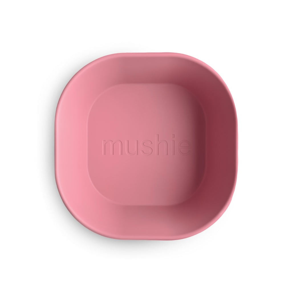 Mushie Kom Vierkant Set 2 | Dusty Rose