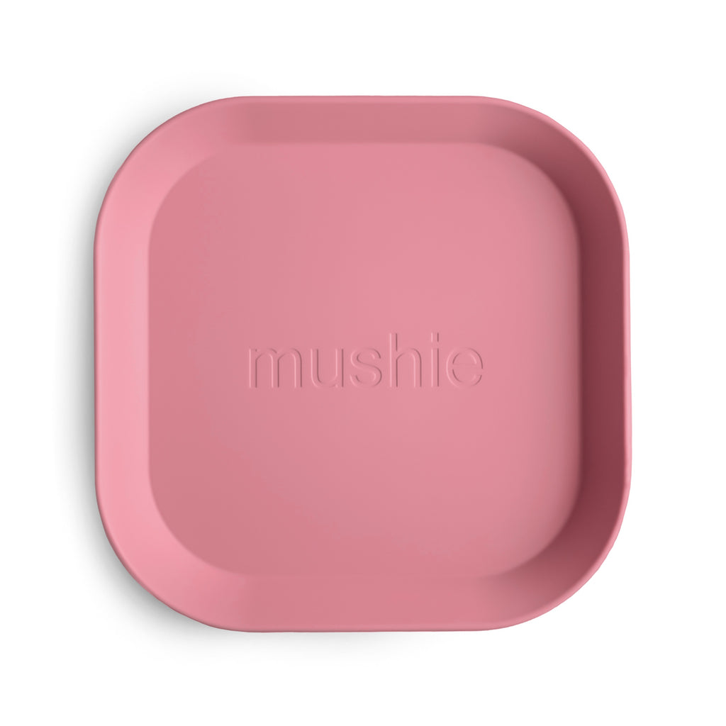 Mushie Bord Vierkant Set 2 | Dusty Rose