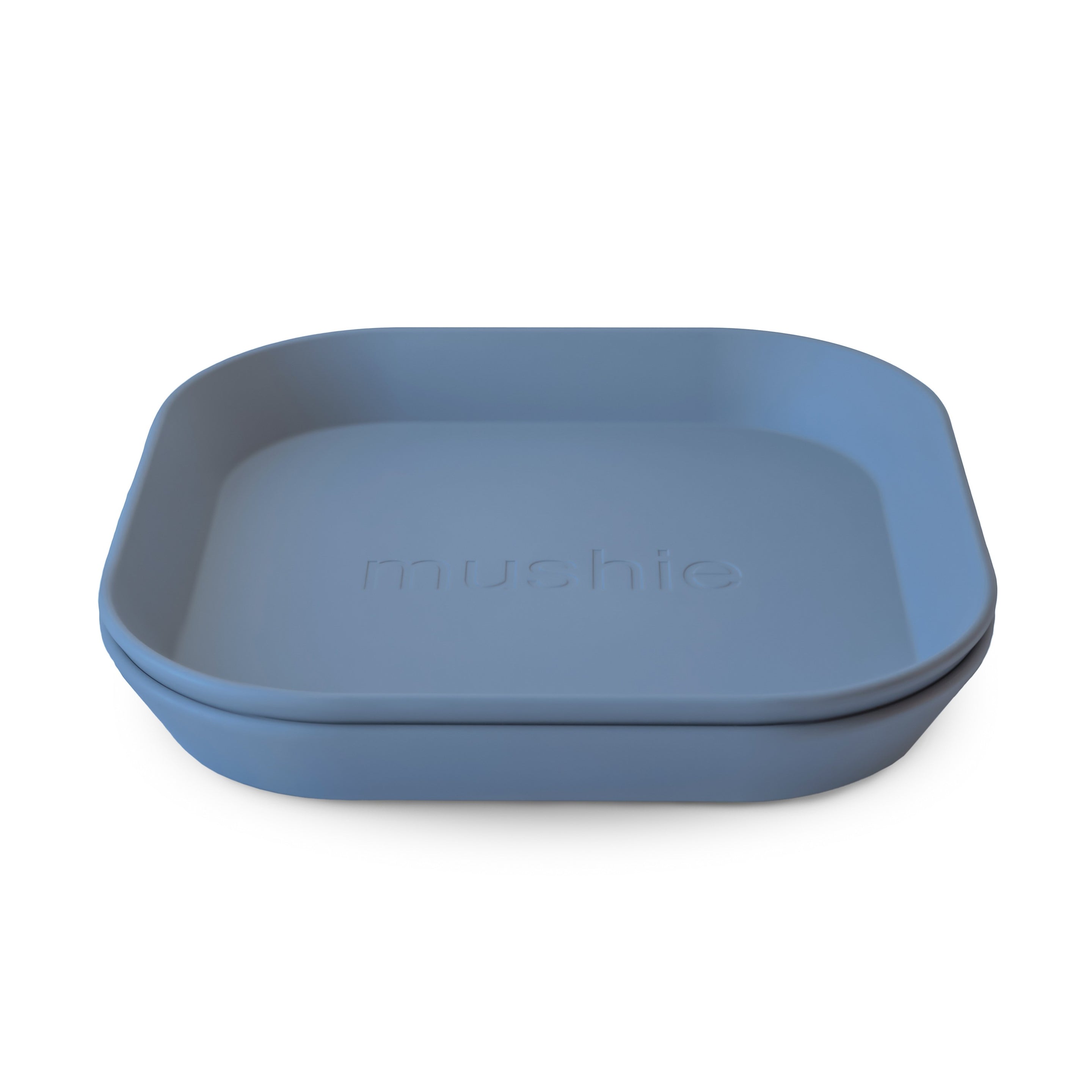 Mushie Bord Vierkant Set 2 | Twilight Blue