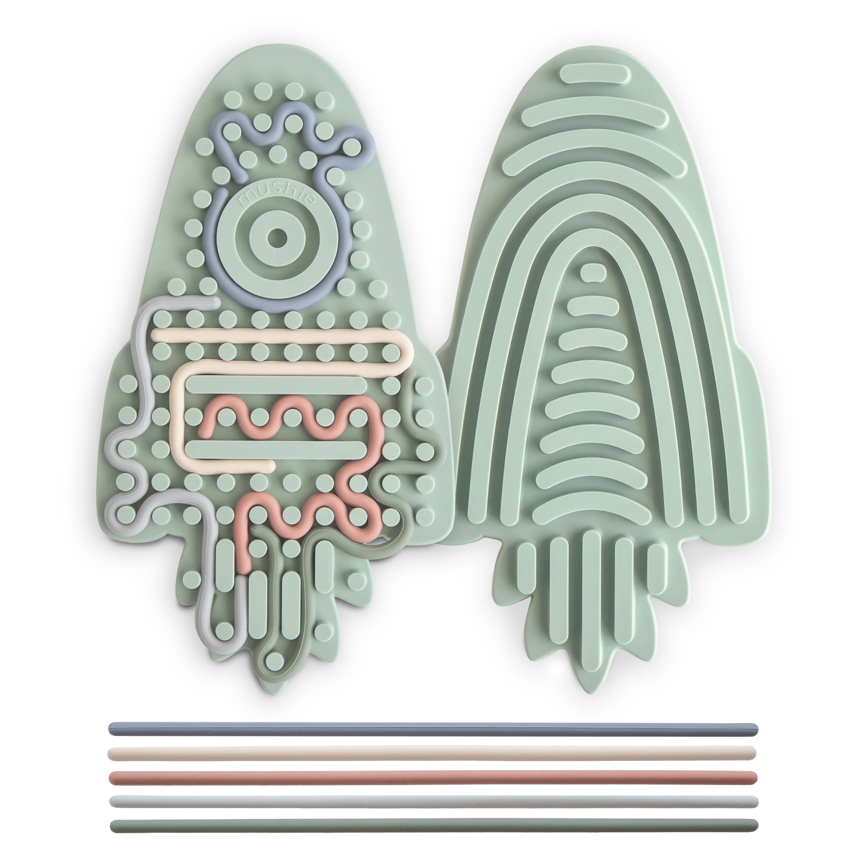 Mushie Silicone Sensorisch Speelgoed  | Rocket