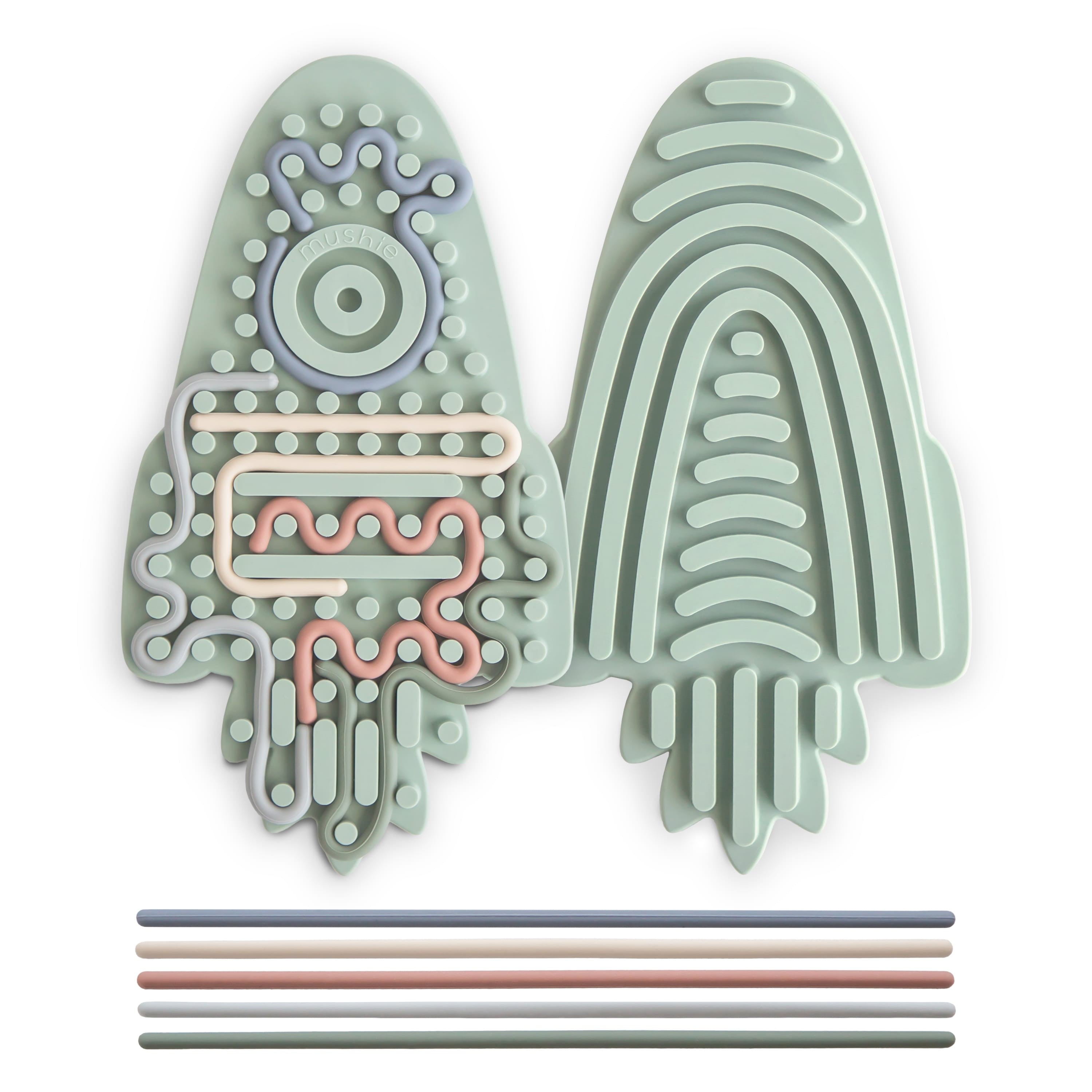 Mushie Silicone Sensorisch Speelgoed  | Rocket