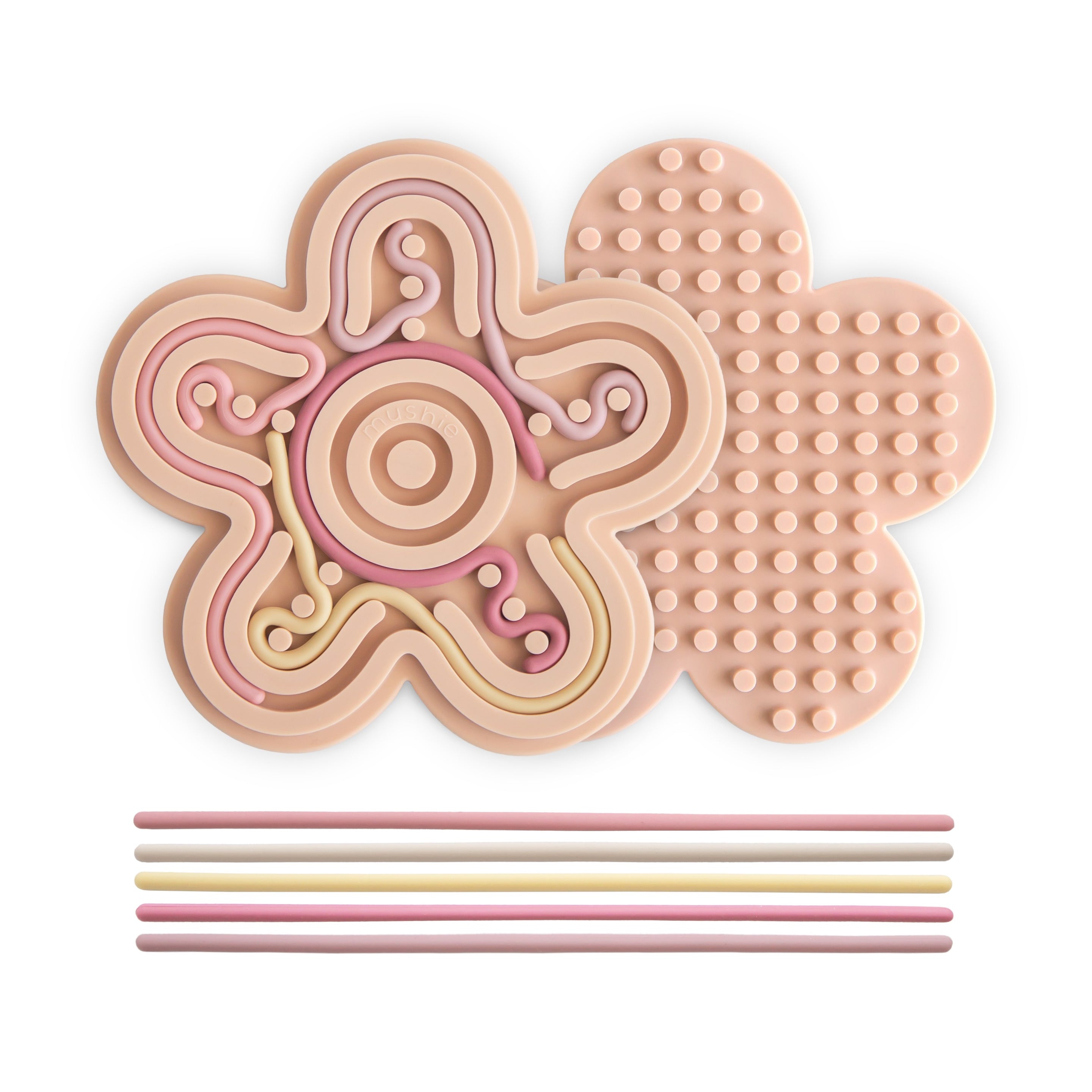 Mushie Silicone Sensorisch Speelgoed  | Pastel