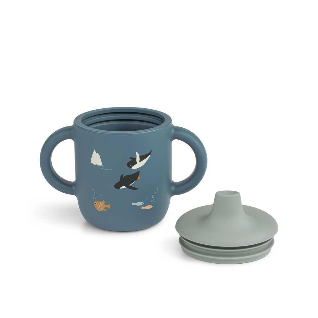 Liewood Neil Sippy Cup | Arctic Sea / Ocean View