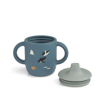 Liewood Neil Sippy Cup | Arctic Sea / Ocean View