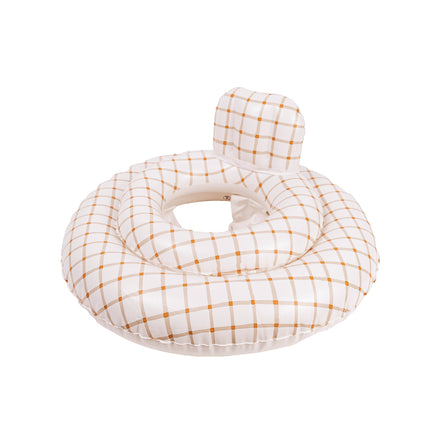 Mrs. Ertha Inflatable Baby Seat | Organic Squares