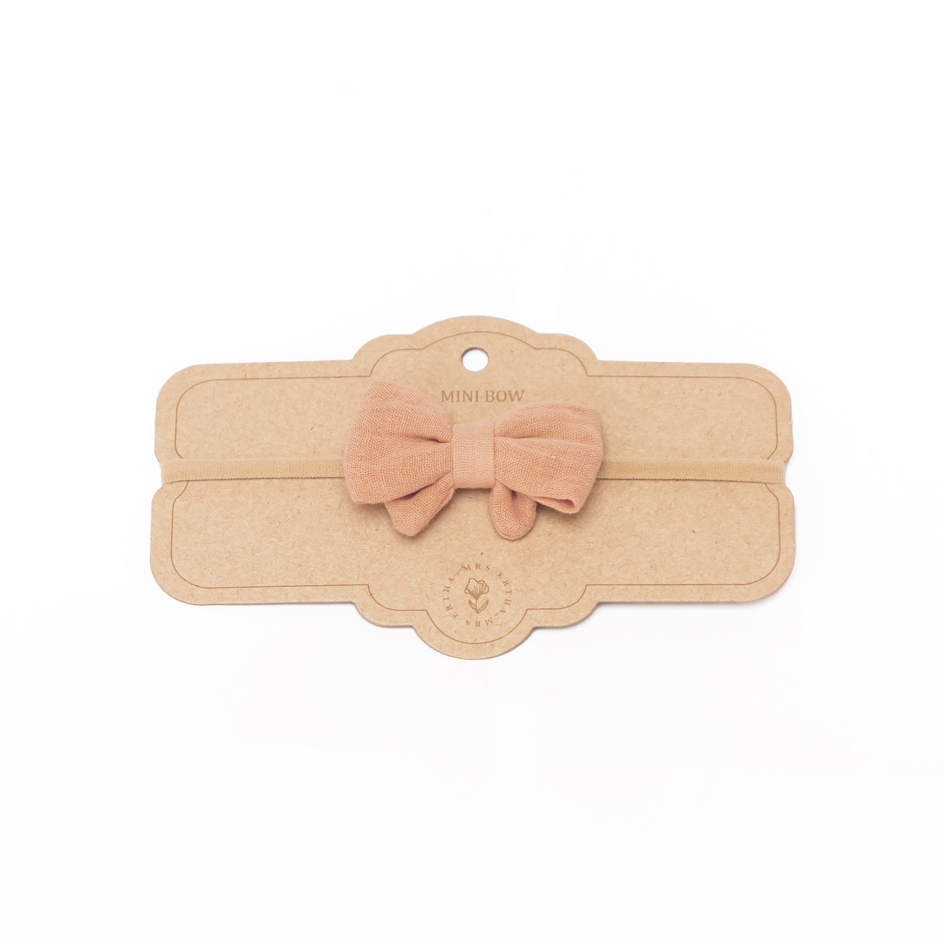 Mrs. Ertha Little Bow Haarband | Blush
