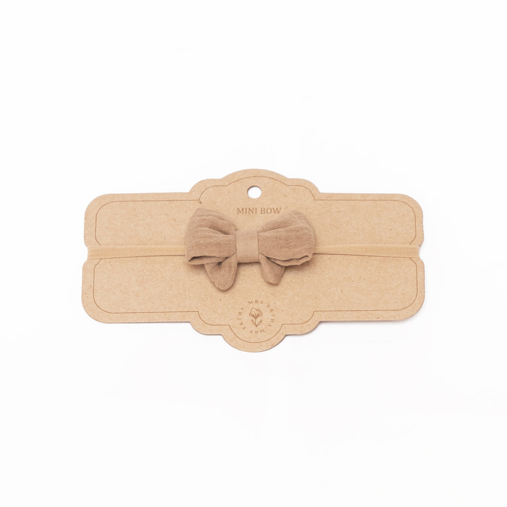Mrs. Ertha Little Bow Haarband | Taupe