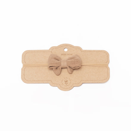 Mrs. Ertha Little Bow Haarband | Taupe