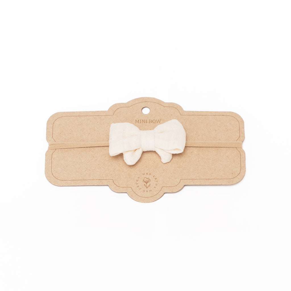 Mrs. Ertha Little Bow Haarband | Vanilla