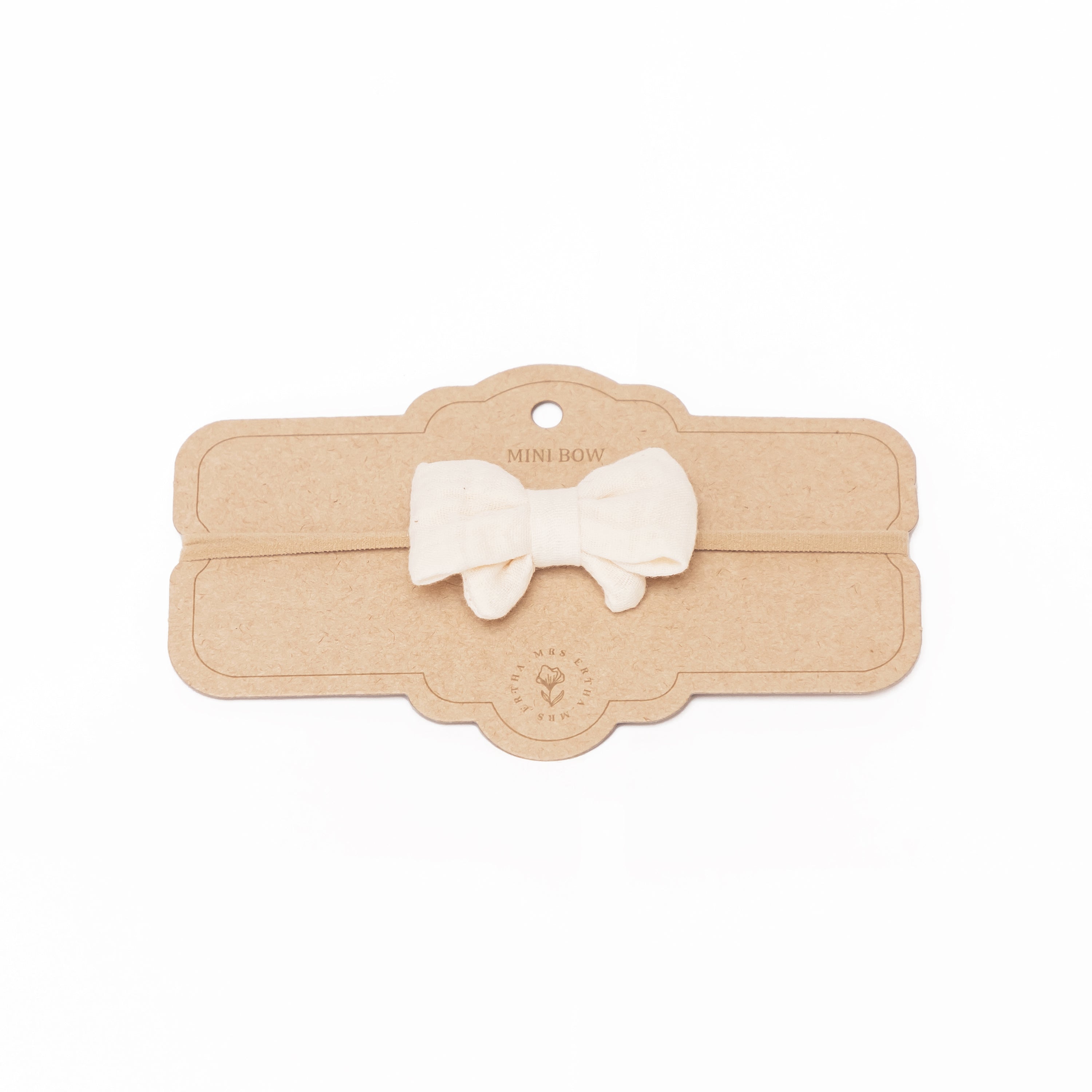 Mrs. Ertha Little Bow Haarband | Vanilla