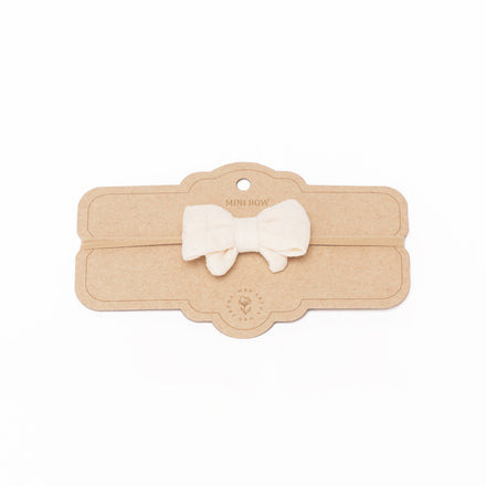 Mrs. Ertha Little Bow Haarband | Vanilla