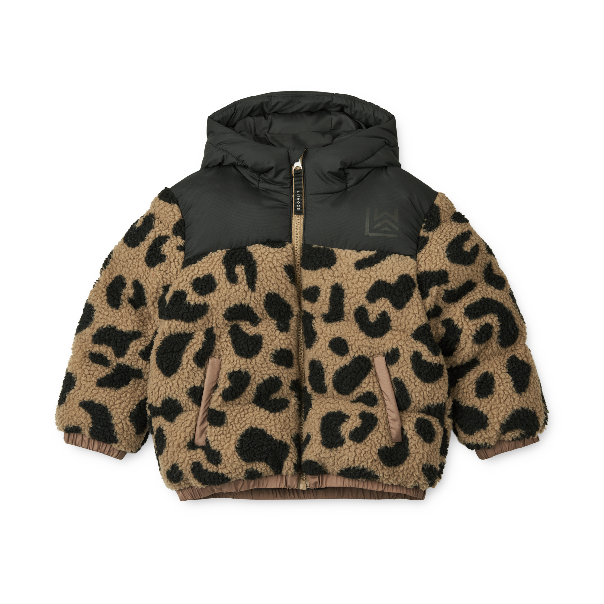 Liewood Niko Pile Jacket | Mega Leo / Oat Mix