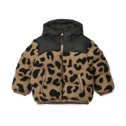 Liewood Niko Pile Jacket | Mega Leo / Oat Mix