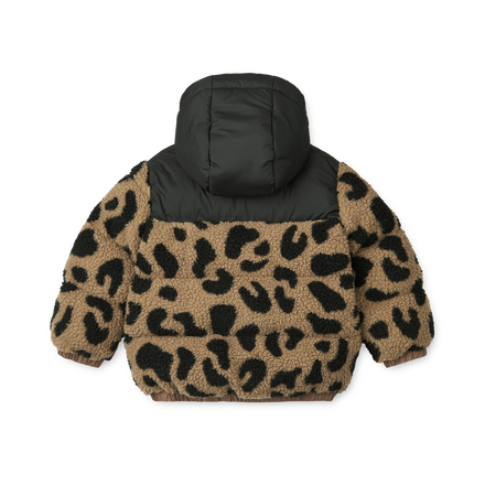 Liewood Niko Pile Jacket | Mega Leo / Oat Mix