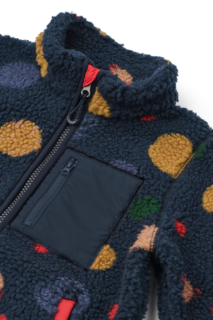 Liewood Nolan Pile Jacket | Universe / Classic Navy
