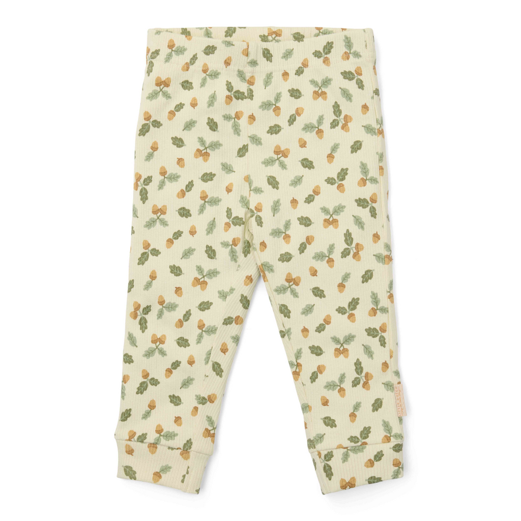 * Little Dutch Twee-delige Pyjama Forest Leaves | Groen