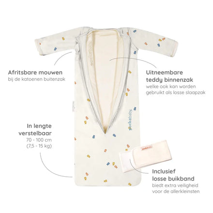 Puckababy Slaapzak The Bag 4 Seasons - 6 M/2.5 Y | Gummy Bears