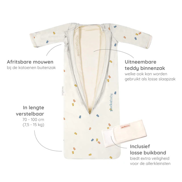 Puckababy Slaapzak The Bag 4 Seasons - 6 M/2.5 Y | Gummy Bears