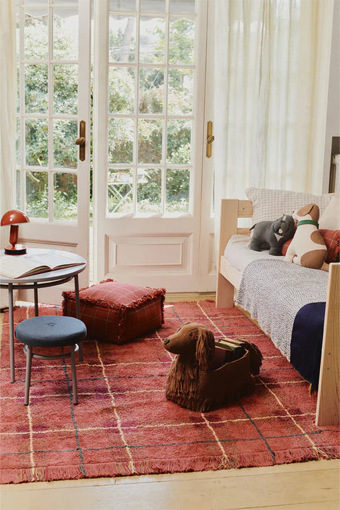 Lorena Canals Pouffe | Mapple Red