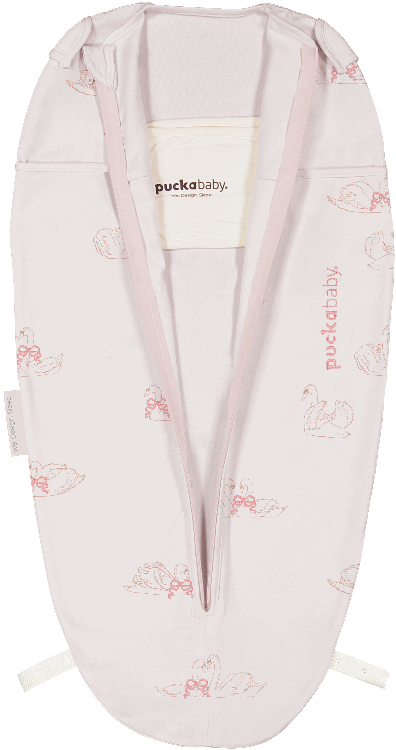 Puckababy Inbakerslaapzak Mini 3/6 M - Cotton | Swans