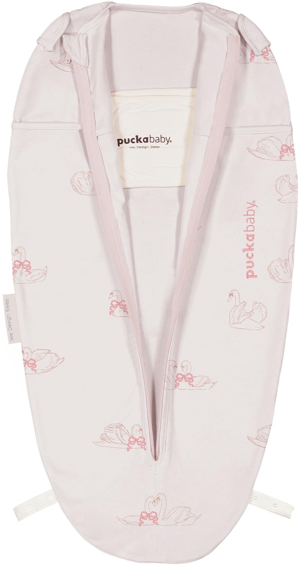 Puckababy Inbakerslaapzak Mini 3/6 M - Cotton | Swans