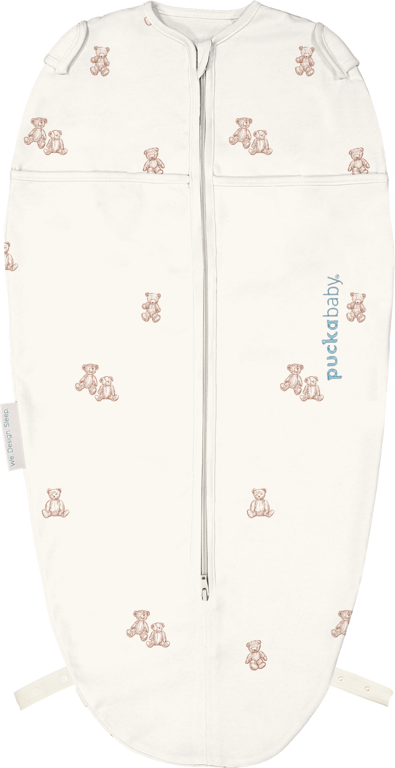 Puckababy Inbakerslaapzak Mini 3/6 M - Cotton | Teddy Bears