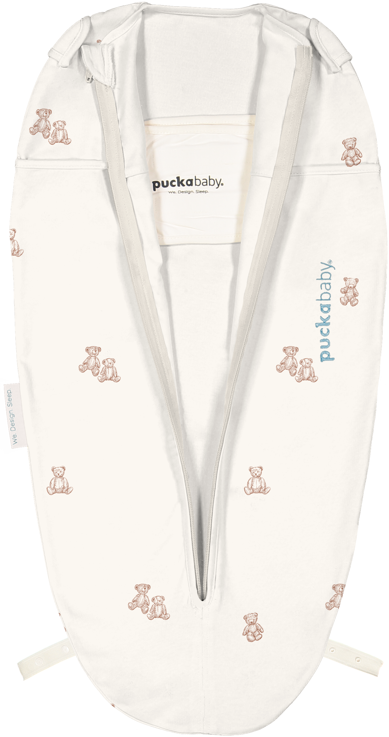 Puckababy Inbakerslaapzak Mini 3/6 M - Cotton | Teddy Bears