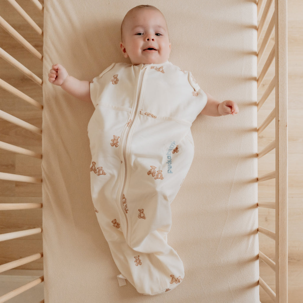 Puckababy Inbakerslaapzak Mini 3/6 M - Cotton | Teddy Bears