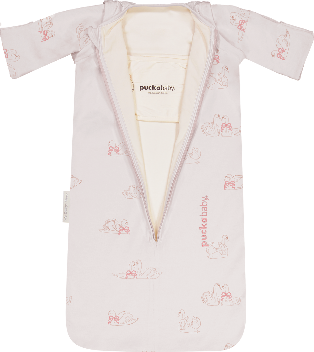 Puckababy Slaapzak The Bag Newborn < 6 M | 70 CM - Cotton | Swans