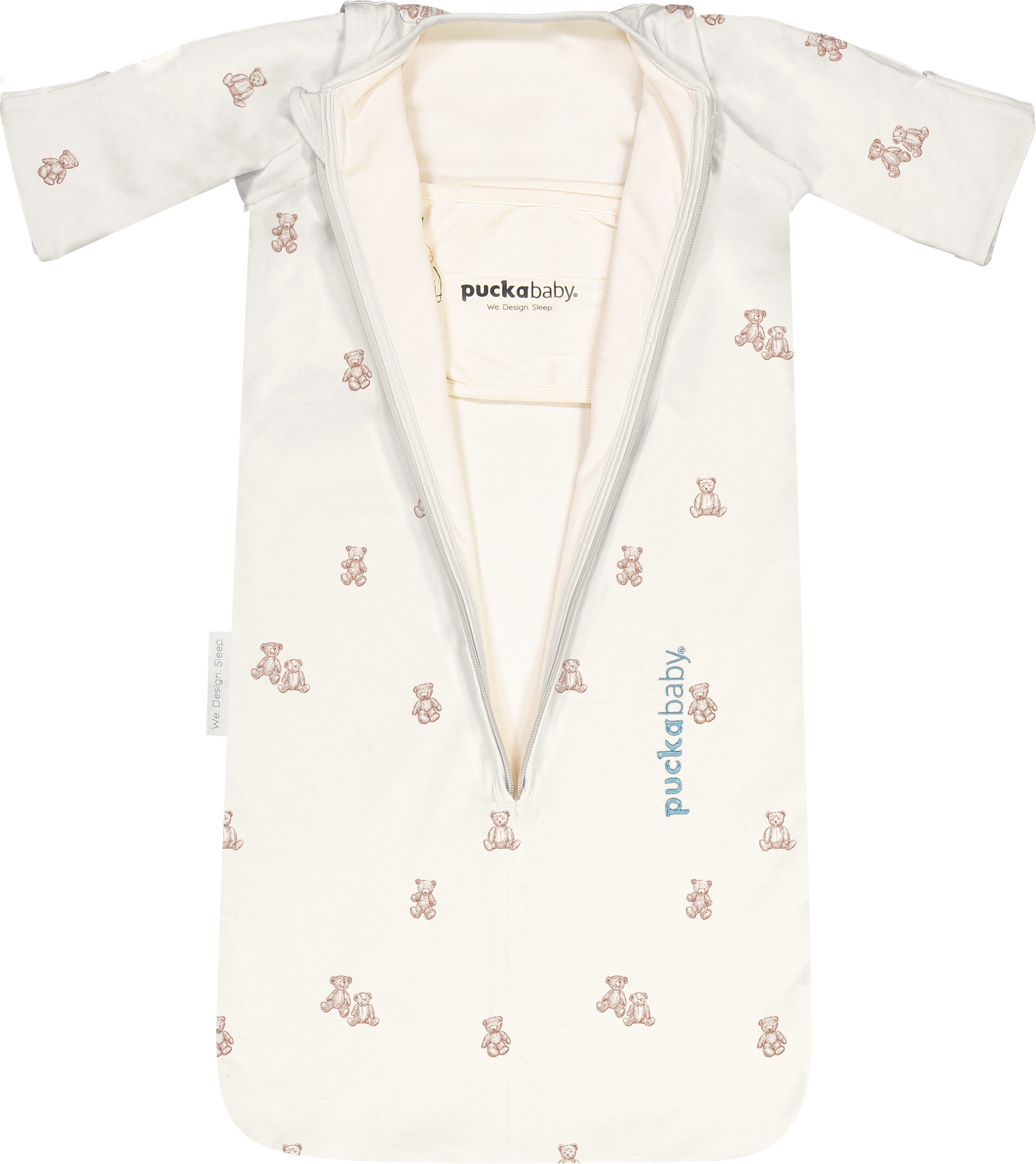 Puckababy Slaapzak The Bag Newborn < 6 M | 70 CM - Cotton |  Teddy Bears