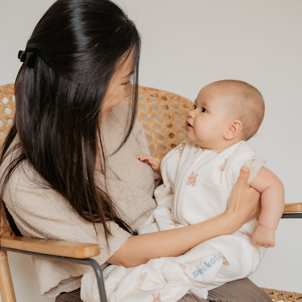 Puckababy Slaapzak The Bag Newborn < 6 M | 70 CM - Cotton |  Teddy Bears