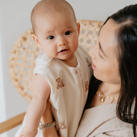 Puckababy Slaapzak The Bag Newborn < 6 M | 70 CM - Cotton |  Teddy Bears