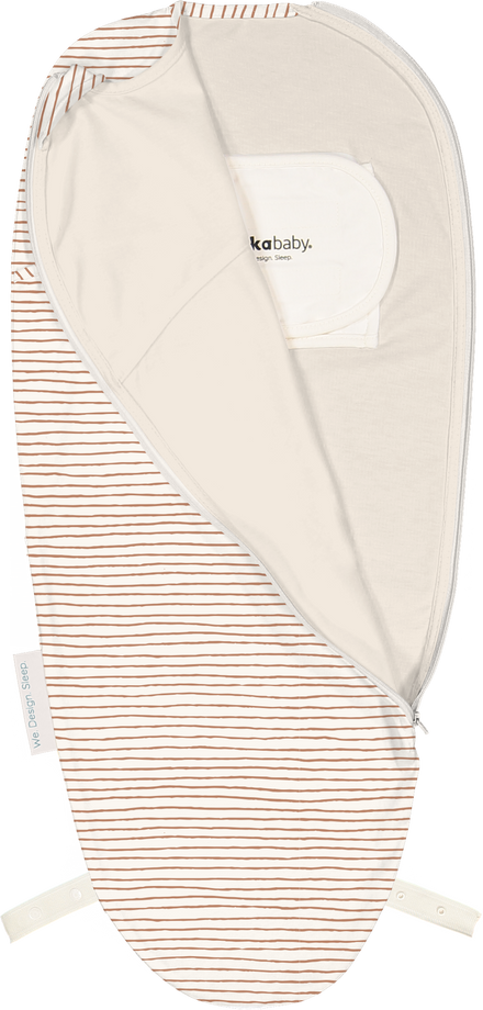 Puckababy Inbakerslaapzak The Original Piep 0/3 M - Cotton | Hazel stripes