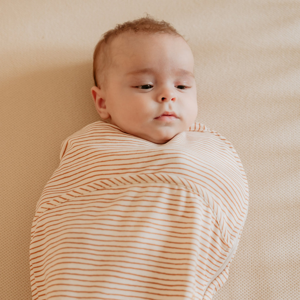 Puckababy Inbakerslaapzak The Original Piep 0/3 M - Cotton | Hazel stripes