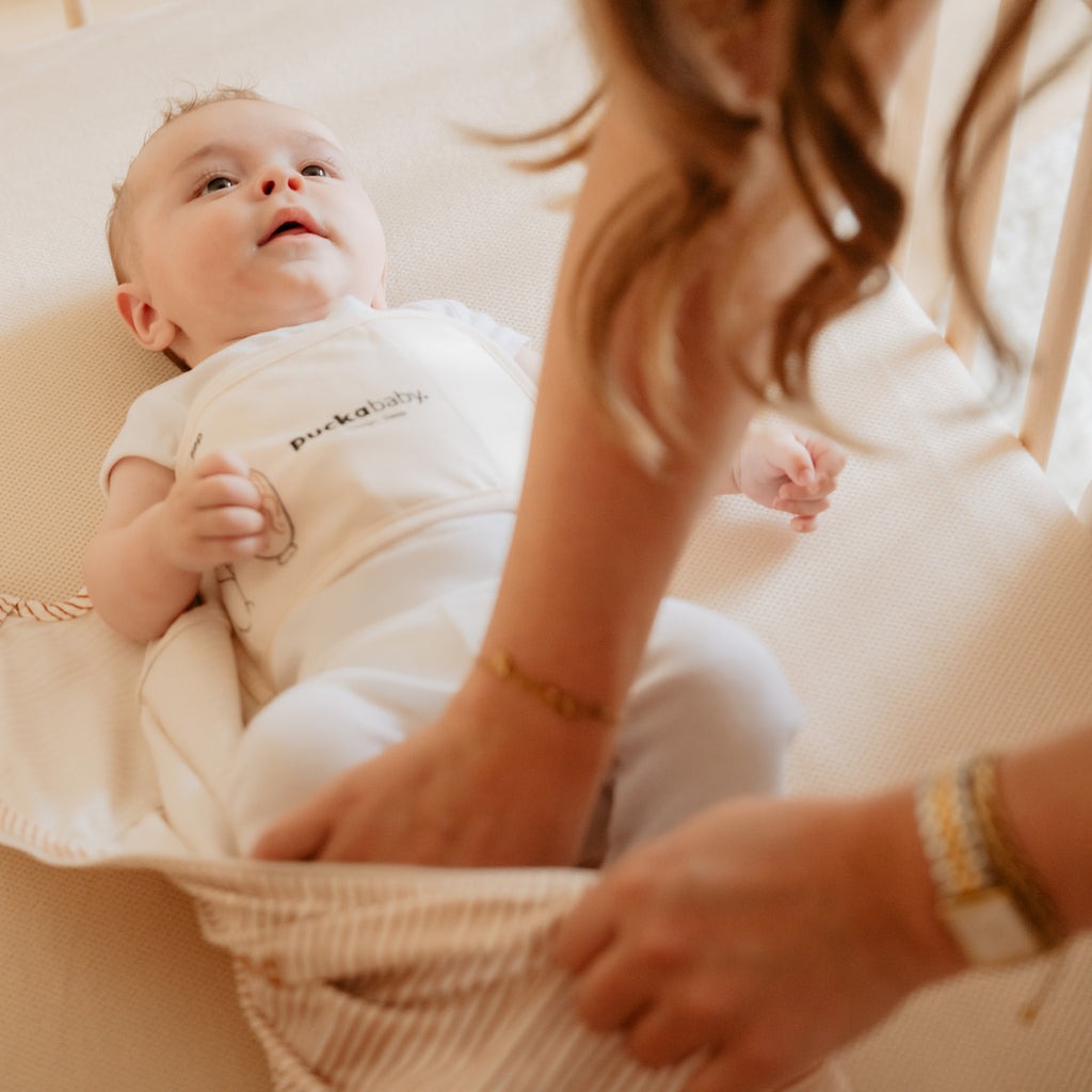 Puckababy Inbakerslaapzak The Original Piep 0/3 M - Cotton | Hazel stripes