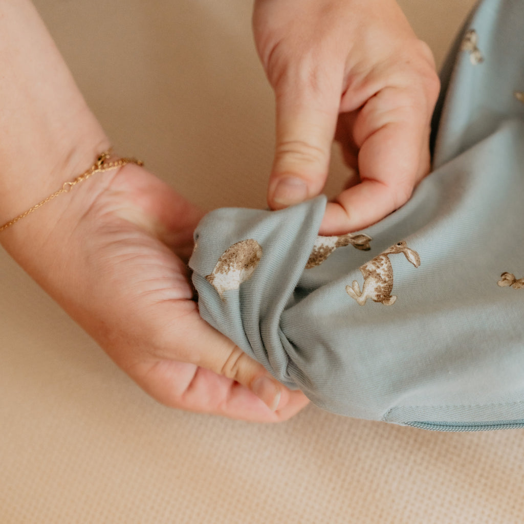 Puckababy Slaapzak The Original - Piep - 0/3 M - Cotton | Bunnies