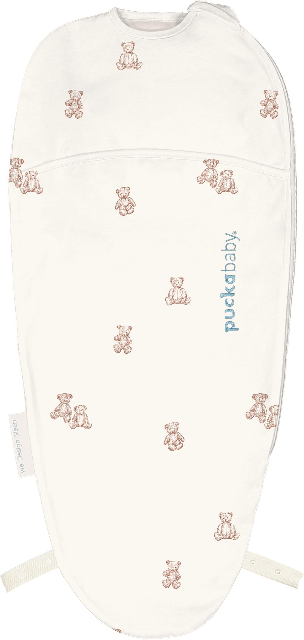 Puckababy Slaapzak The Original - Piep - 0/3 M - Cotton | Teddy Bears