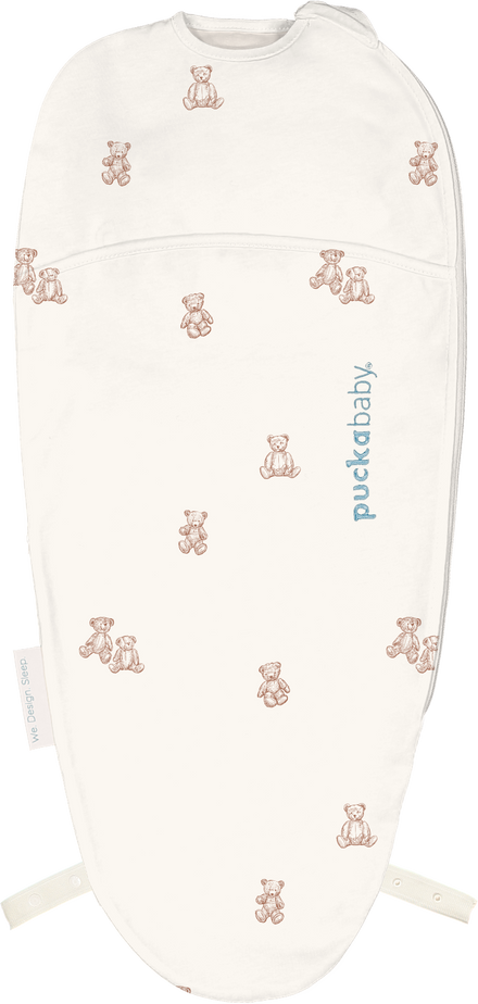 Puckababy Slaapzak The Original - Piep - 0/3 M - Cotton | Teddy Bears