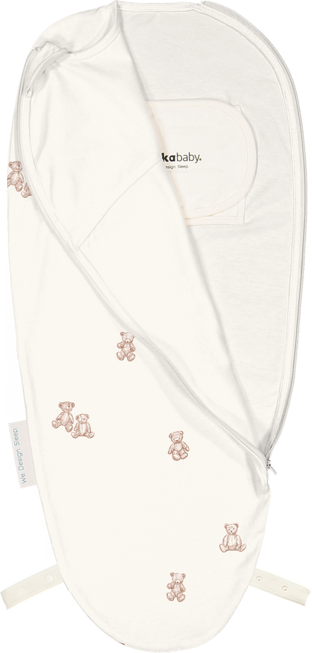 Puckababy Slaapzak The Original - Piep - 0/3 M - Cotton | Teddy Bears