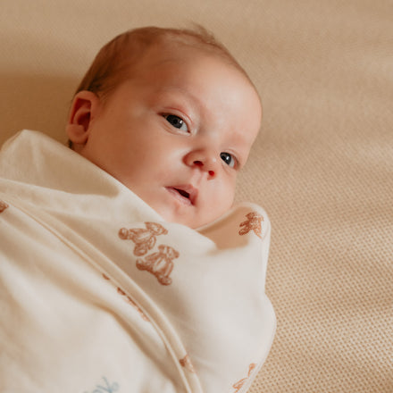 Puckababy Slaapzak The Original - Piep - 0/3 M - Cotton | Teddy Bears