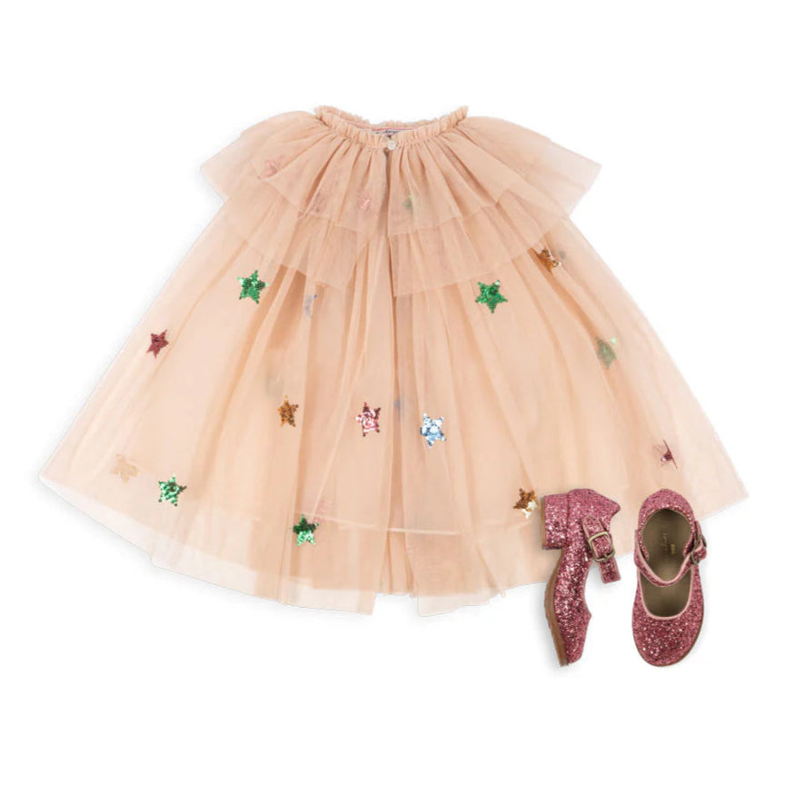 * Konges Sløjd Glitter Feeën Cape + Glitter Hakjes | Multi Star